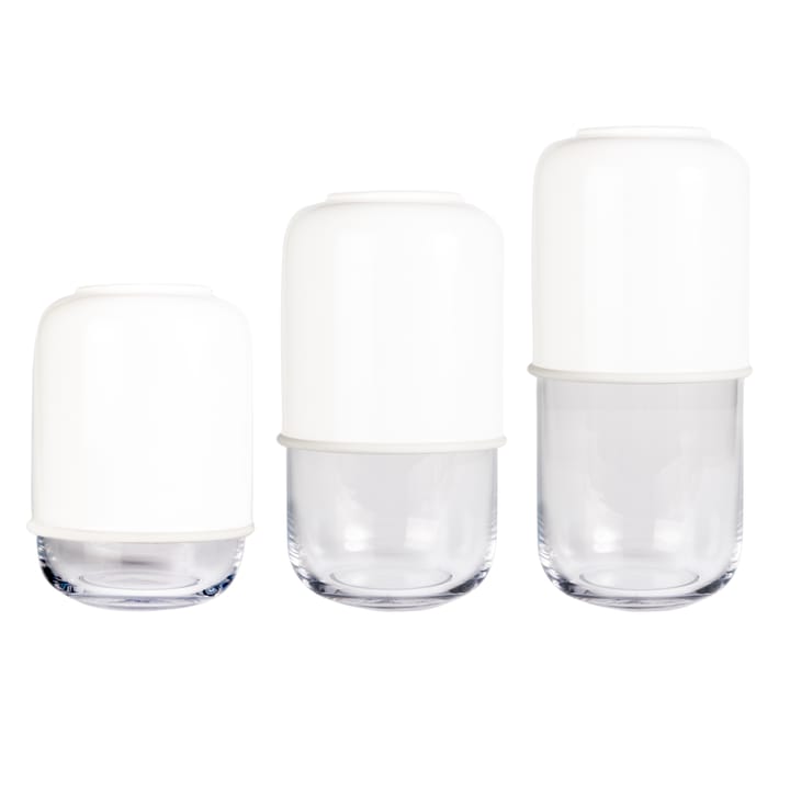 Capsule verstelbare vaas 18-28 cm, Groen-helder Muurla