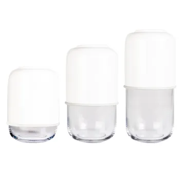 Capsule verstelbare vaas 18-28 cm - Wit-helder - Muurla