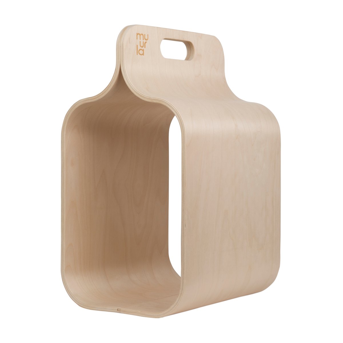 Muurla Carrier tijdschriftenrek Berken | Scandinavisch Interieur | Tijdschriftenrekken | Beige