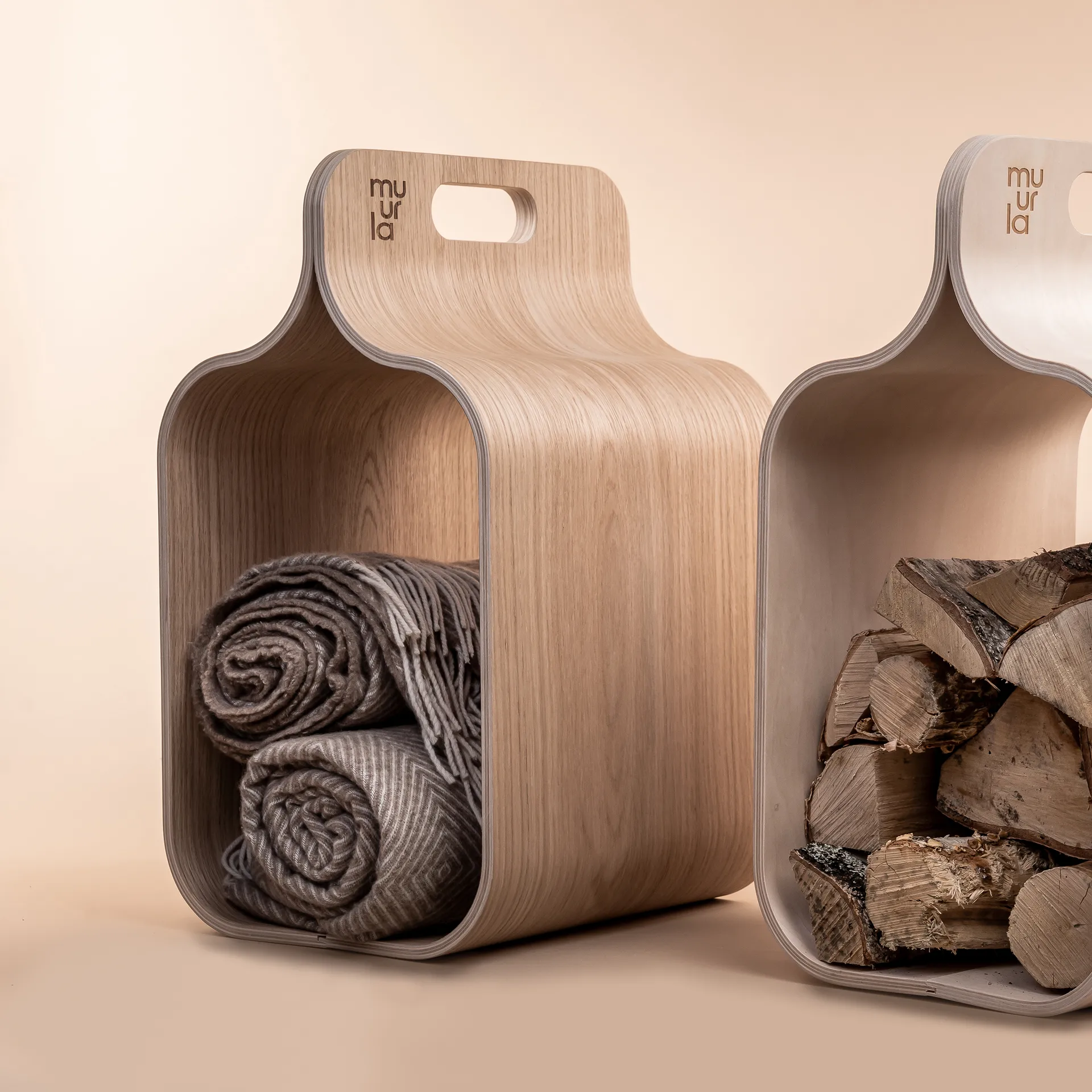 Carrier tijdschriftenrek, Eiken Muurla