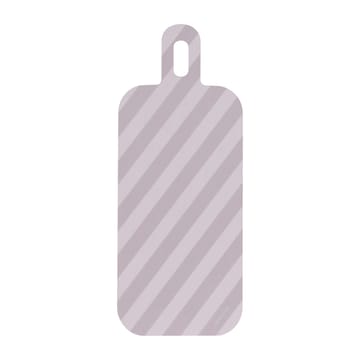 Checks & Stripes dienblad 13x33 cm - Amber-grey - Muurla