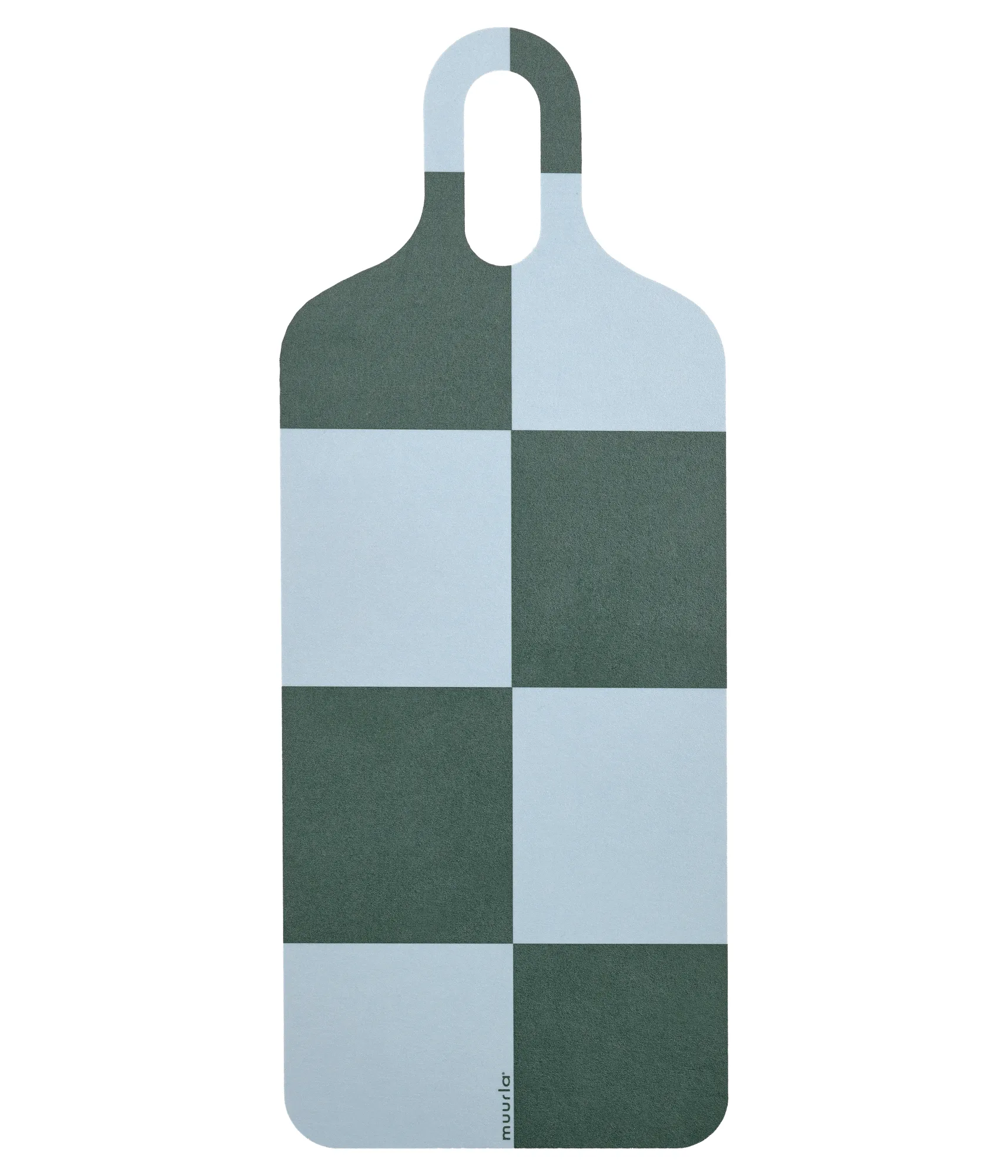 Checks & Stripes dienblad 13x33 cm, Brown-pink-green Muurla