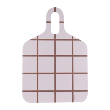 Checks & Stripes dienblad 30x44 cm - Brown-beige - Muurla