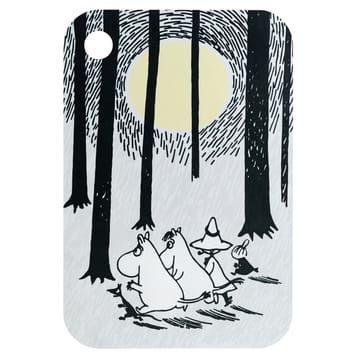 Chop & Serve In the Woods dienblad 21x31 cm - Wit-zwart - Muurla