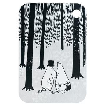 Chop & Serve In the Woods dienblad 21x31 cm - Wit-zwart - Muurla