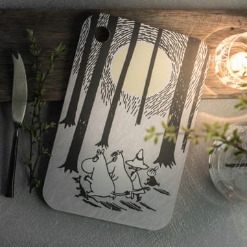 Chop & Serve In the Woods dienblad 21x31 cm - Wit-zwart - Muurla