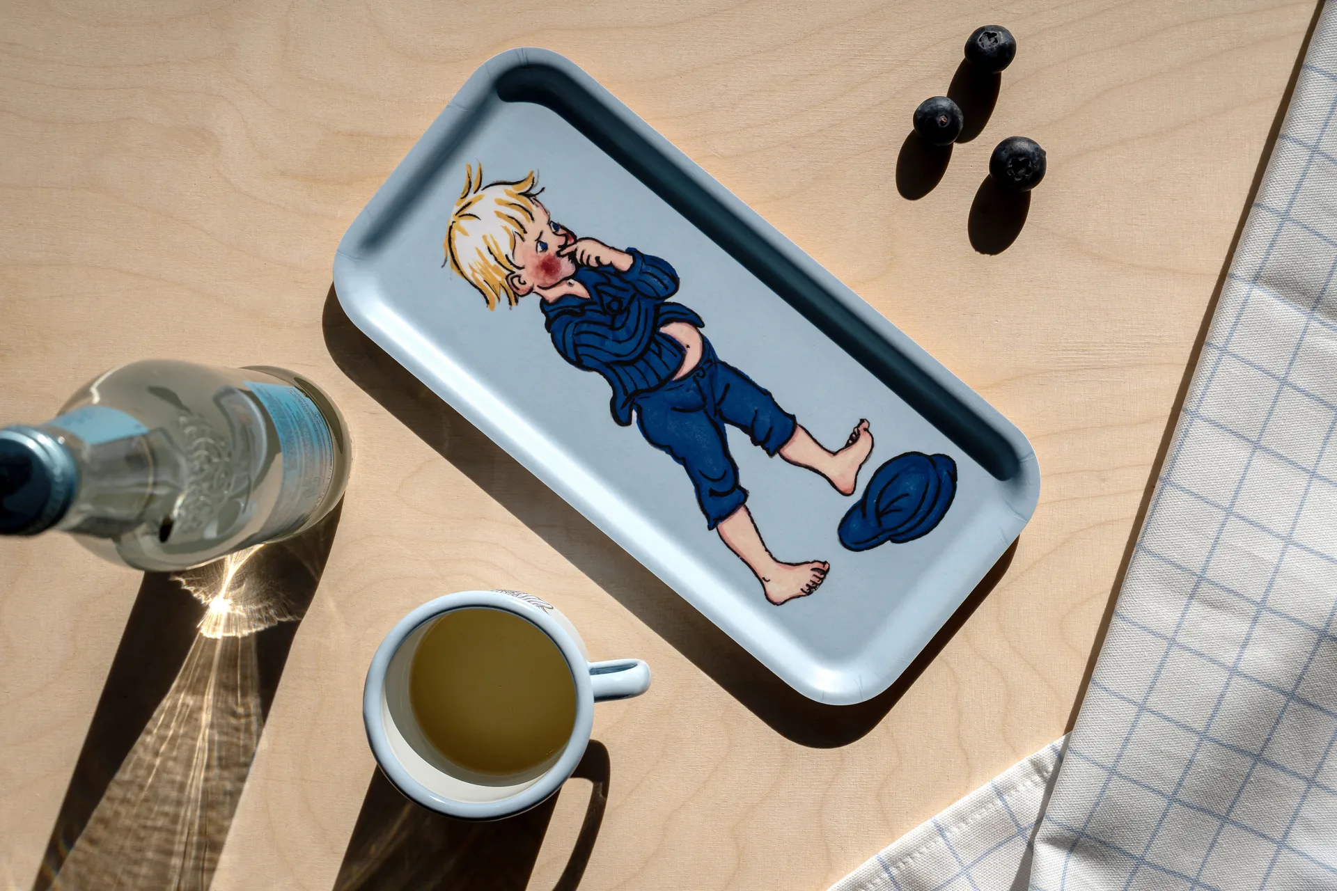 Emil dienblad 13x27 cm, Emil Muurla