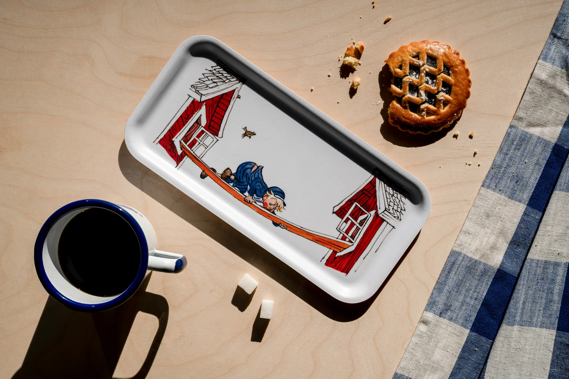 Emil dienblad 13x27 cm, Getaway Muurla