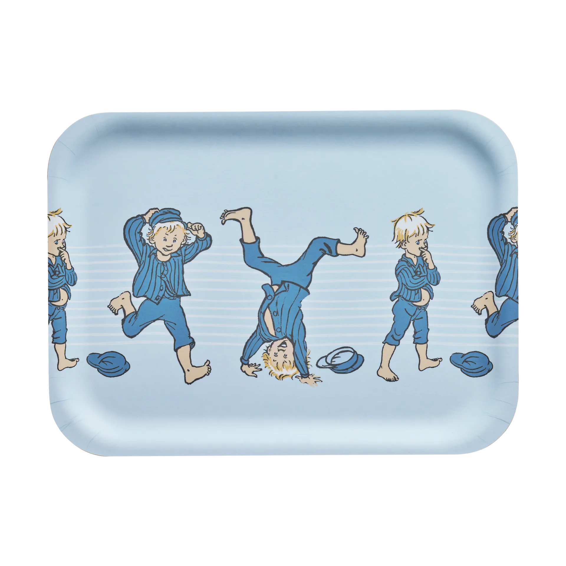 Emil dienblad 20x27 cm, Blauw Muurla