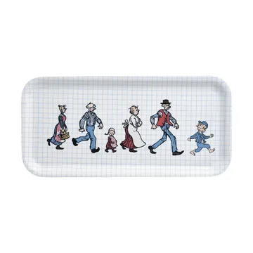 Emil The Katthult Folks dienblad 13x27 cm - Berkenhout - Muurla