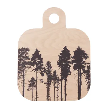 Forest snijplank 25x32 cm - natuur-zwart - Muurla