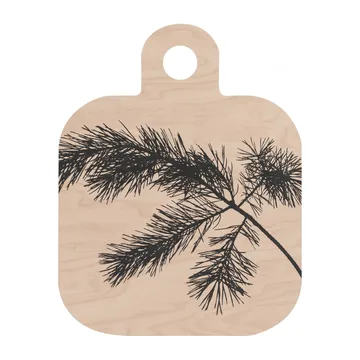 Forest snijplank 25x32 cm - natuur-zwart - Muurla