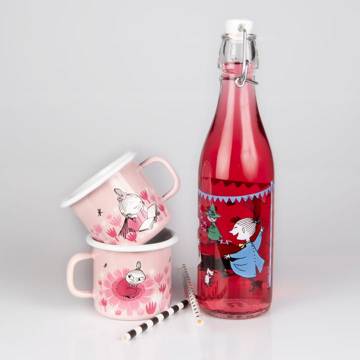 Girls emaillen mok 25 cl, Roze Muurla
