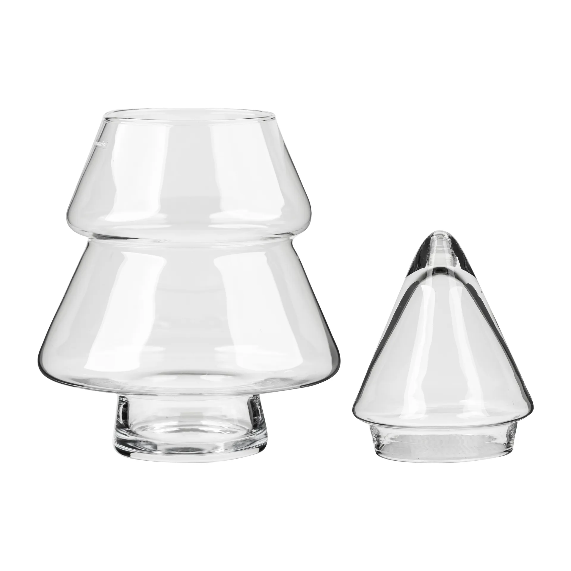 Glass tree glazen pot met deksel, 30 cm Muurla