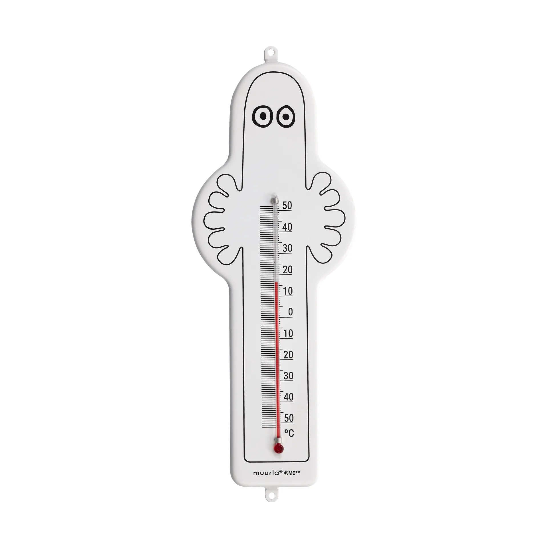 Hattifnattarna thermometer, Gegalvaniseerd, 25 cm Muurla