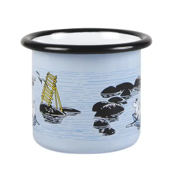 Mellow Wind emaille mok - 1,5 dl. - Muurla