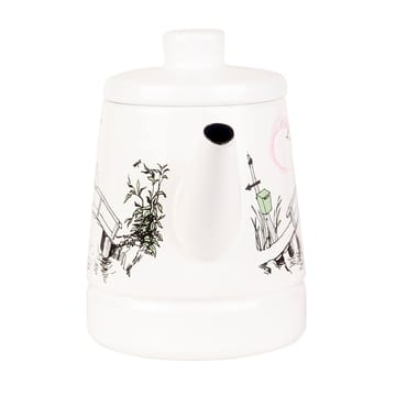 Missing you koffiekan emaille 1,6 l - Wit - Muurla