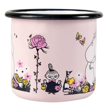 Moemin geëmaileerde mok knuffel 37 cl - Roze - Muurla