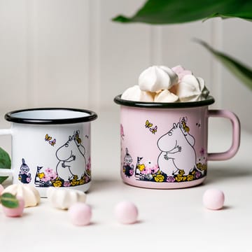 Moemin geëmaileerde mok knuffel 37 cl - Roze - Muurla