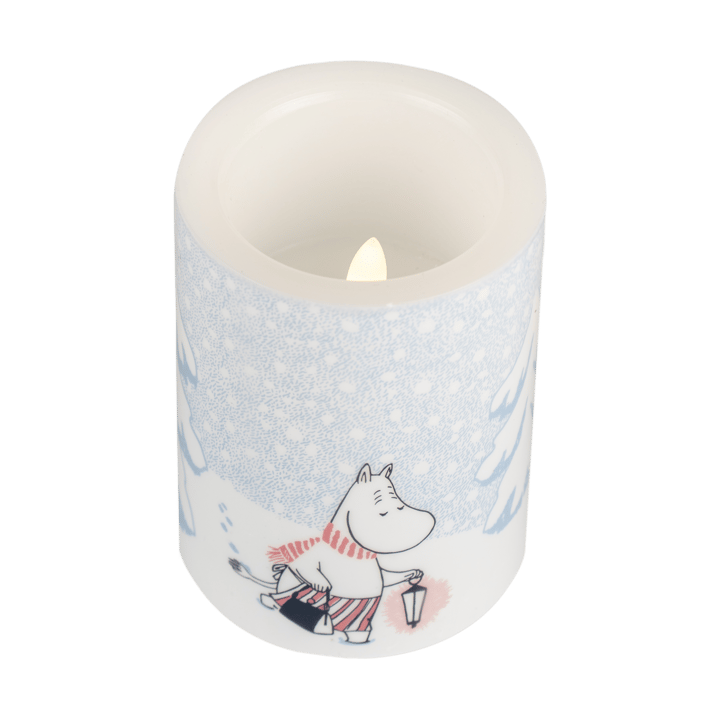 Moomin blokkaars LED 10 cm, Let it snow Muurla