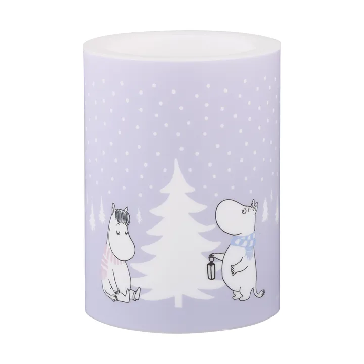 Moomin blokkaars LED 10 cm - Snowfall - Muurla