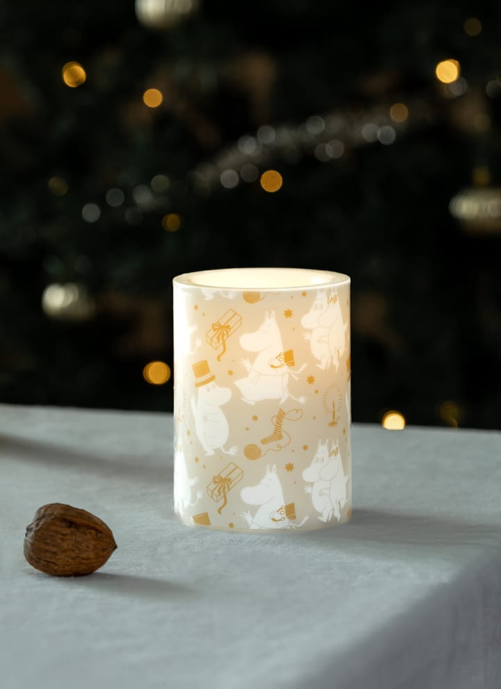 Moomin blokkaars LED 10 cm, Sparkling stars Muurla
