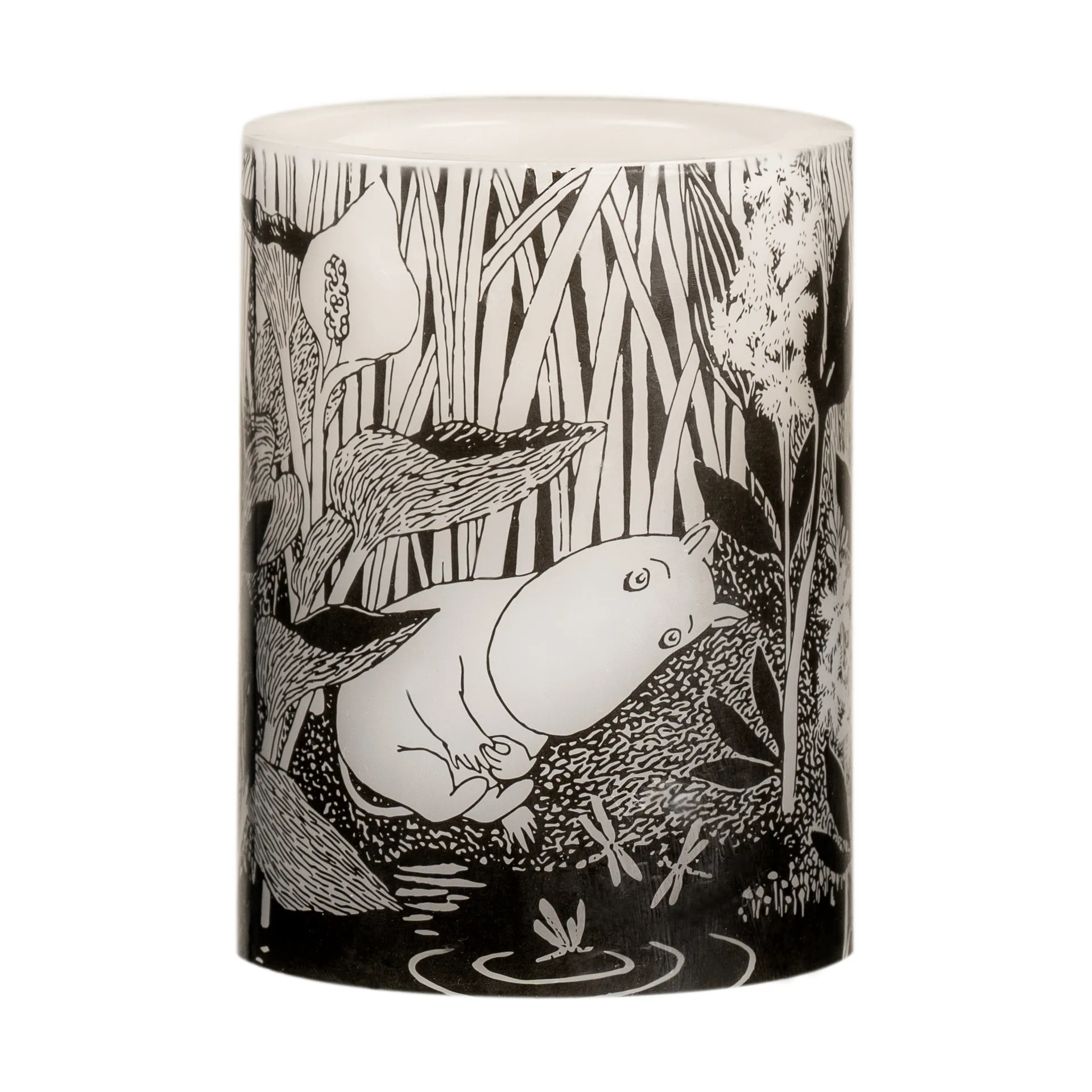 Moomin blokkaars LED 10 cm, The pond Muurla