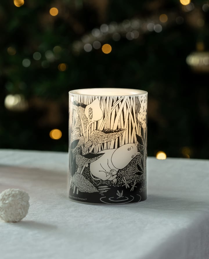 Moomin blokkaars LED 10 cm, The pond Muurla