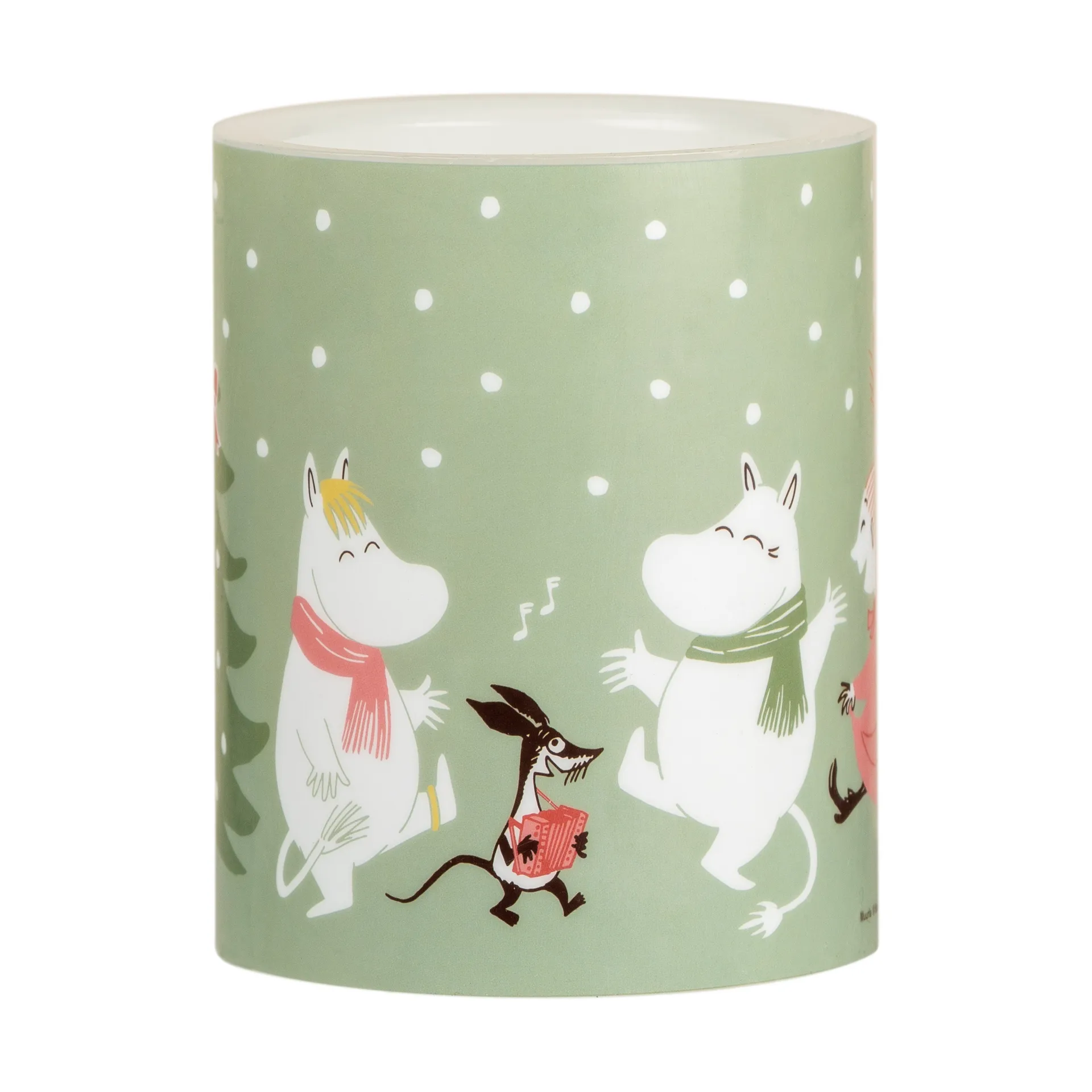Moomin blokkaars LED 12,5 cm, Festive spirits Muurla