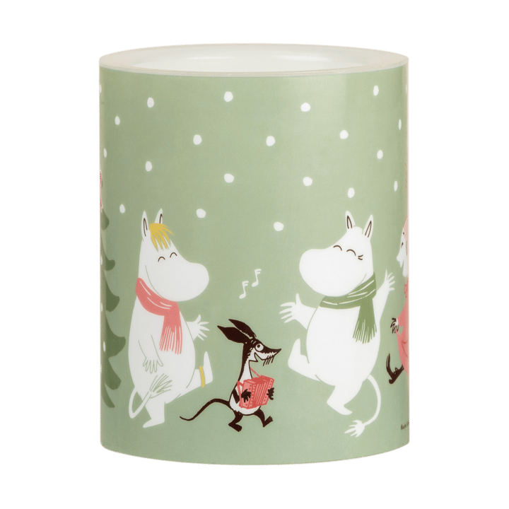 Moomin blokkaars LED 12,5 cm - Festive spirits - Muurla