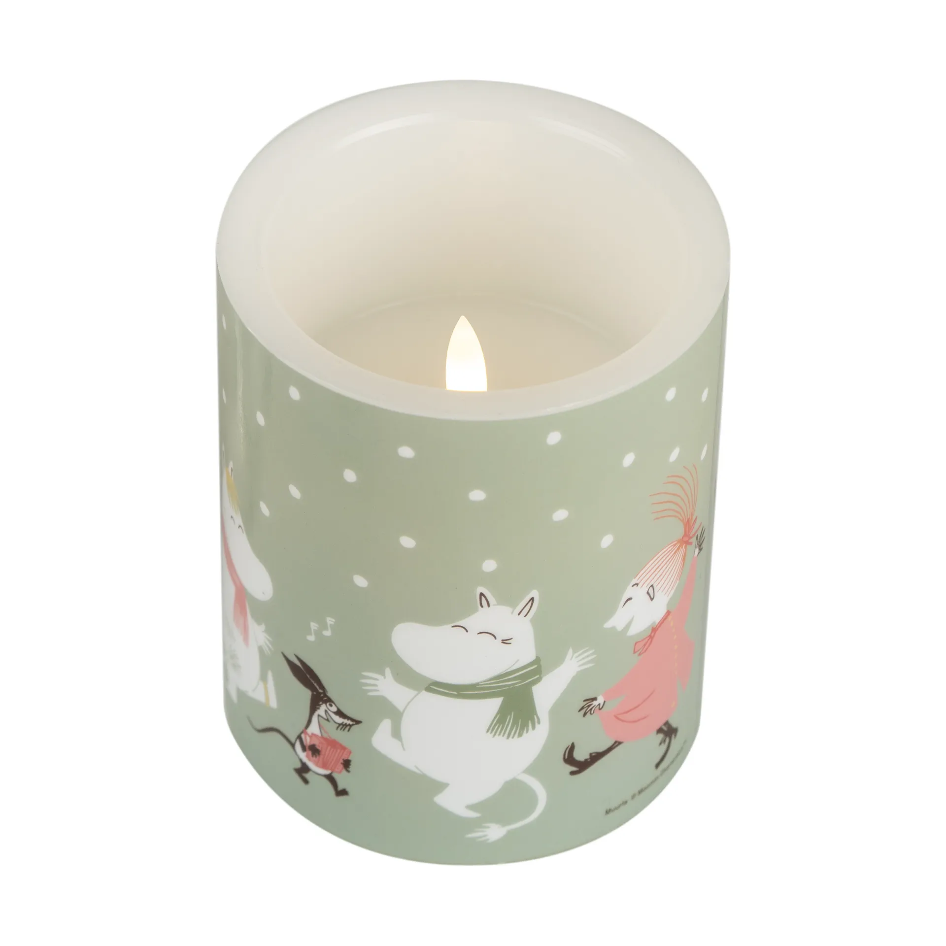 Moomin blokkaars LED 12,5 cm, Festive spirits Muurla
