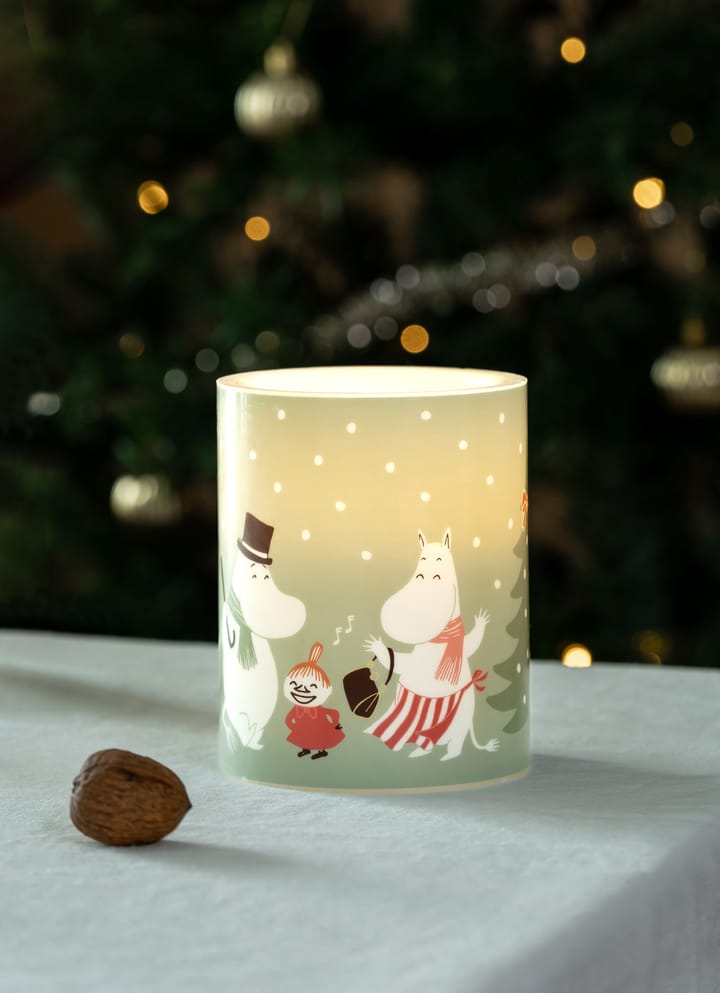 Moomin blokkaars LED 12,5 cm - Festive spirits - Muurla