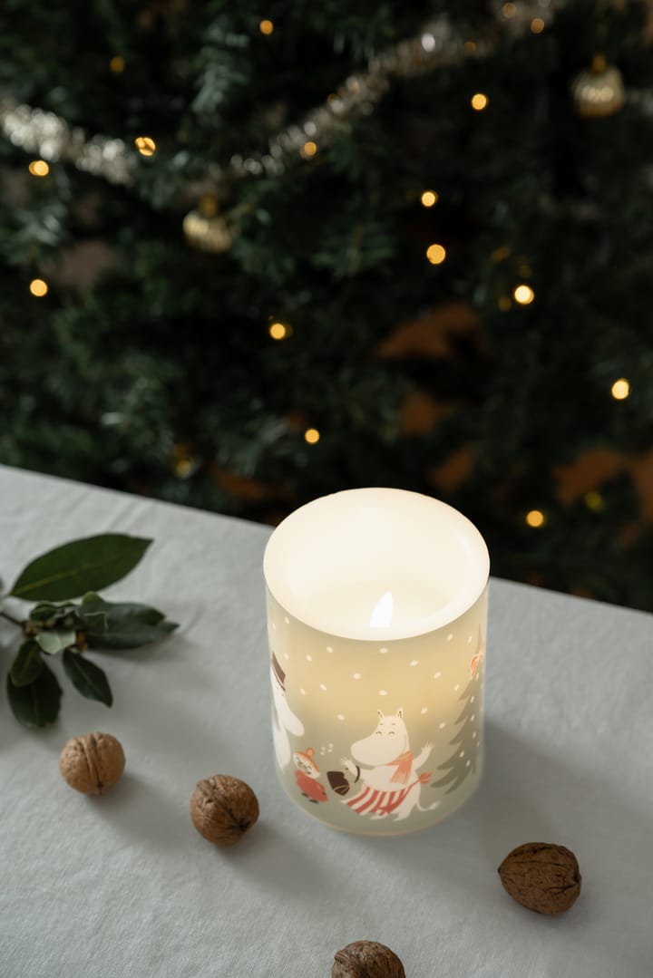 Moomin blokkaars LED 12,5 cm, Festive spirits Muurla