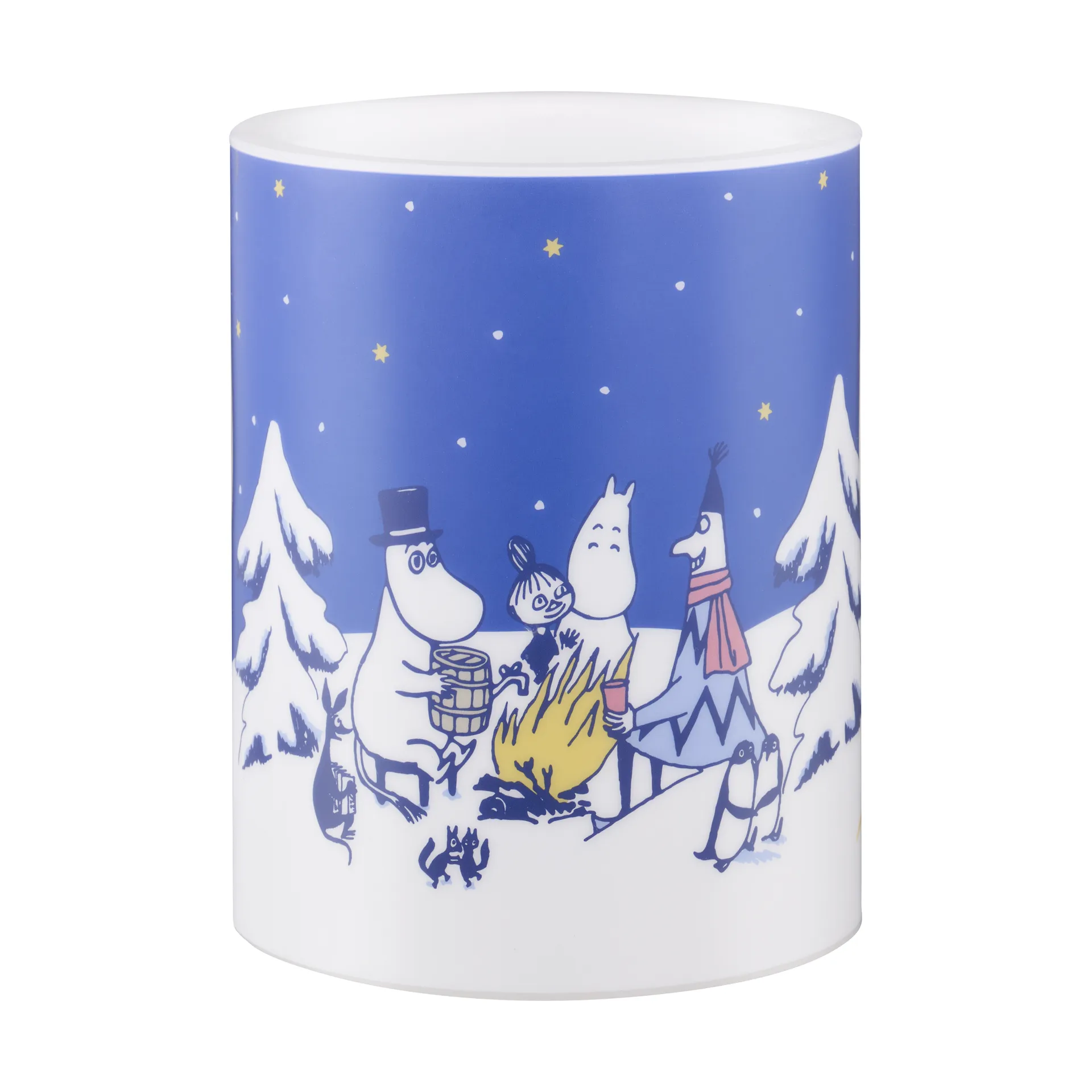 Moomin blokkaars LED 12,5 cm, Starry night Muurla