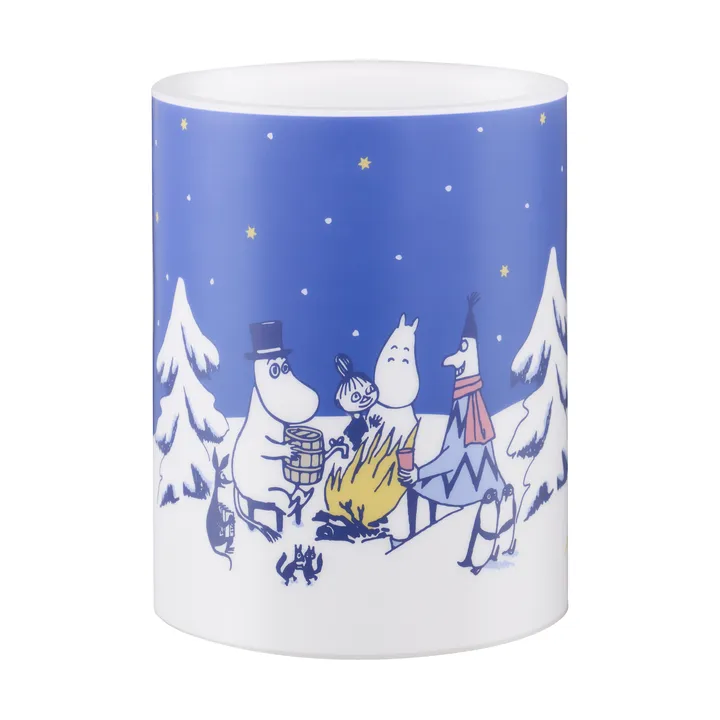 Moomin blokkaars LED 12,5 cm - Starry night - Muurla