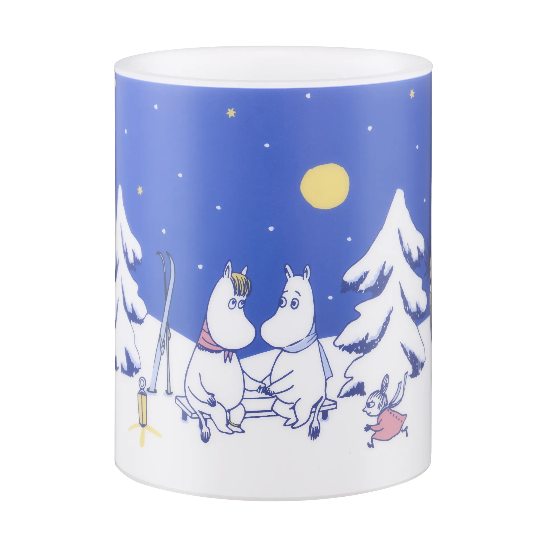 Moomin blokkaars LED 12,5 cm, Starry night Muurla