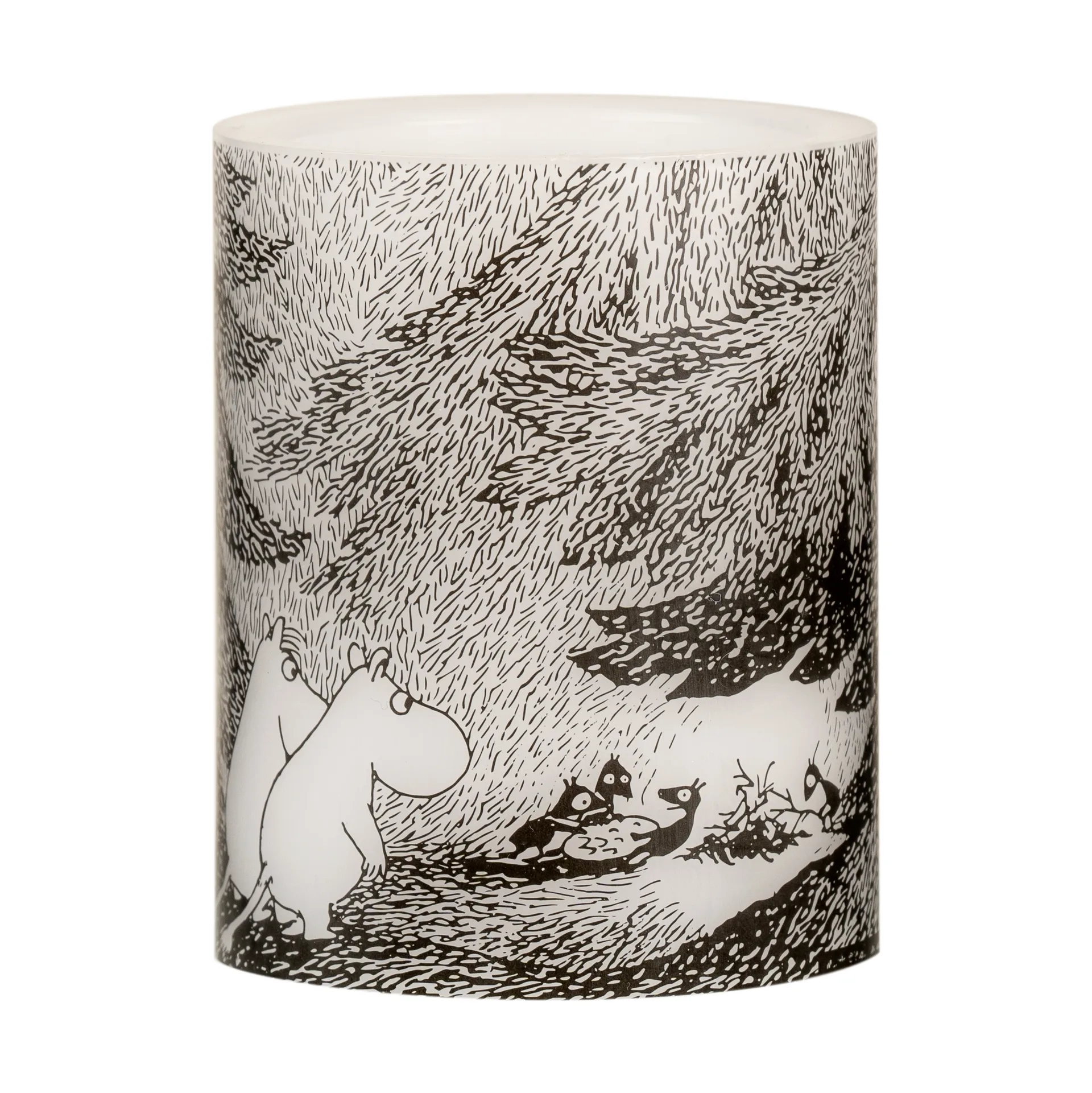 Moomin blokkaars LED 12,5 cm, Under the trees Muurla
