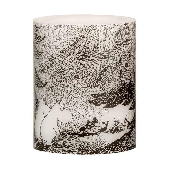 Moomin blokkaars LED 12,5 cm - Under the trees - Muurla