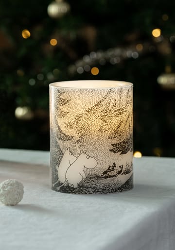 Moomin blokkaars LED 12,5 cm - Under the trees - Muurla