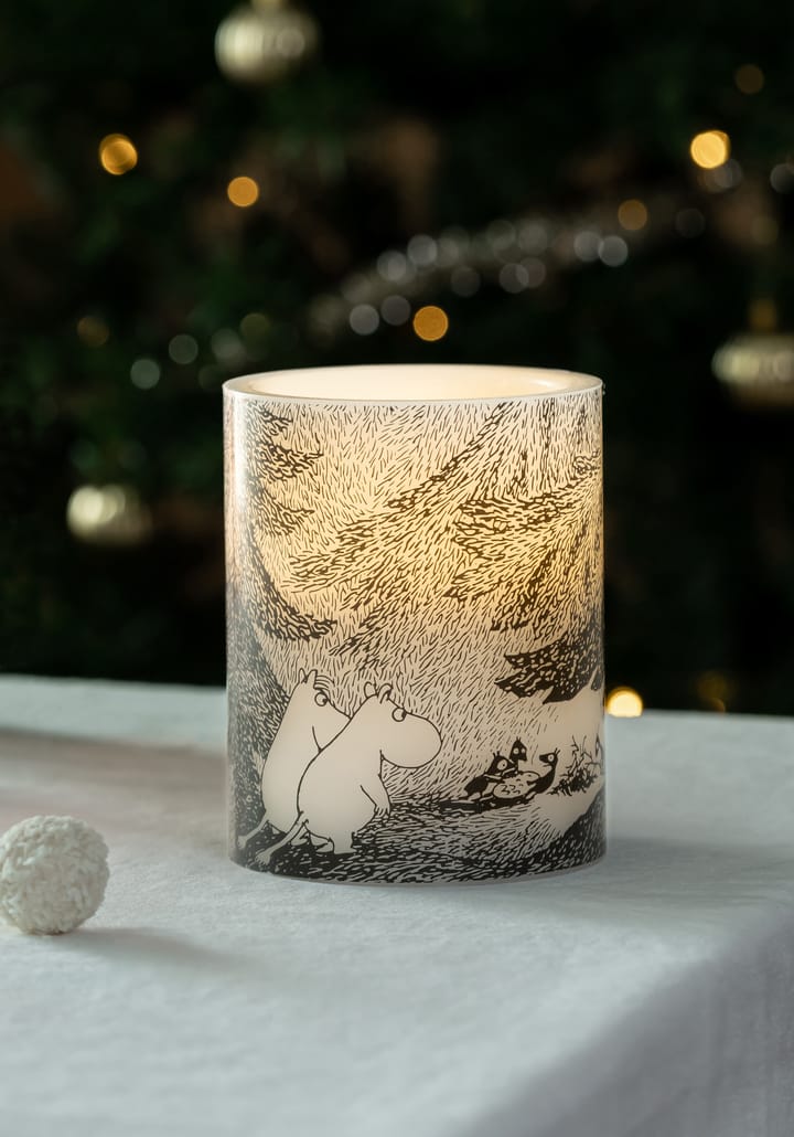 Moomin blokkaars LED 12,5 cm, Under the trees Muurla