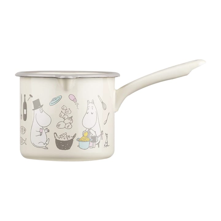 Moomin Bon Appétit steelpan 1,3 liter - Beige - Muurla