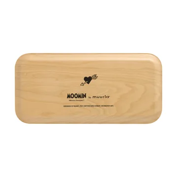 Moomin dienblad 13x27 cm - Heart - Muurla