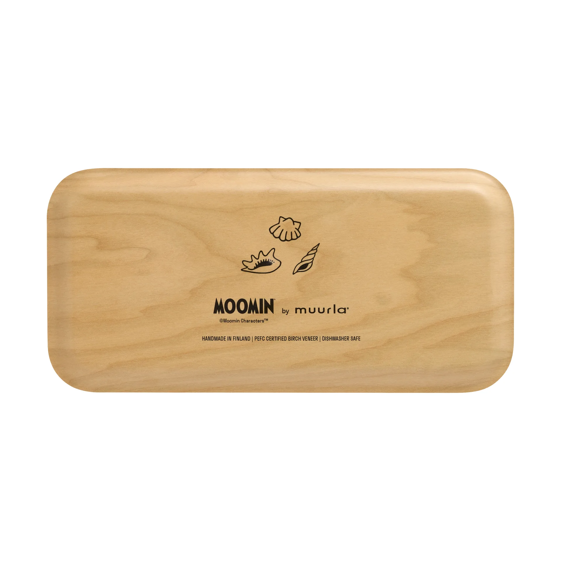 Moomin dienblad 13x27 cm, Retro Moomin Muurla