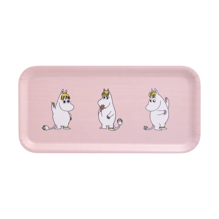 Moomin dienblad 13x27 cm - Retro Snorkmaiden - Muurla
