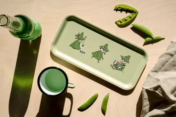 Moomin dienblad 13x27 cm - Retro Snufkin - Muurla