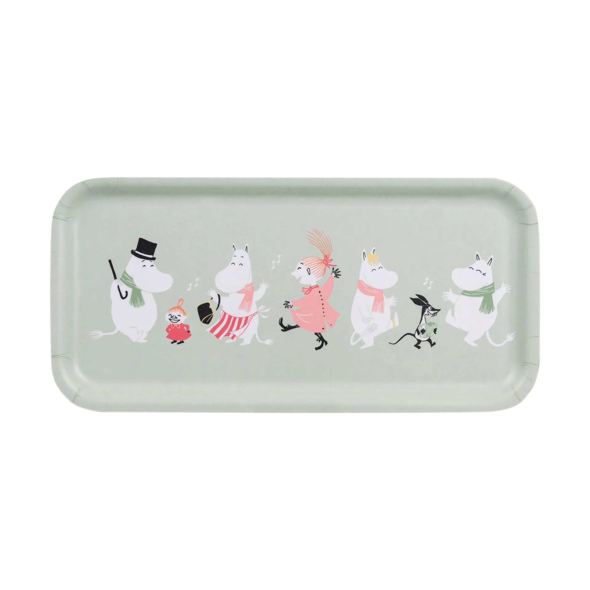 Moomin dienblad 13x27 cm, Spirits Muurla