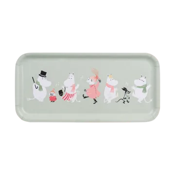 Moomin dienblad 13x27 cm - Spirits - Muurla