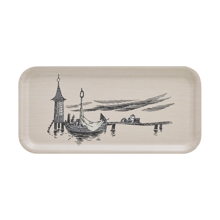 Moomin dienblad 13x27 cm - The pier - Muurla