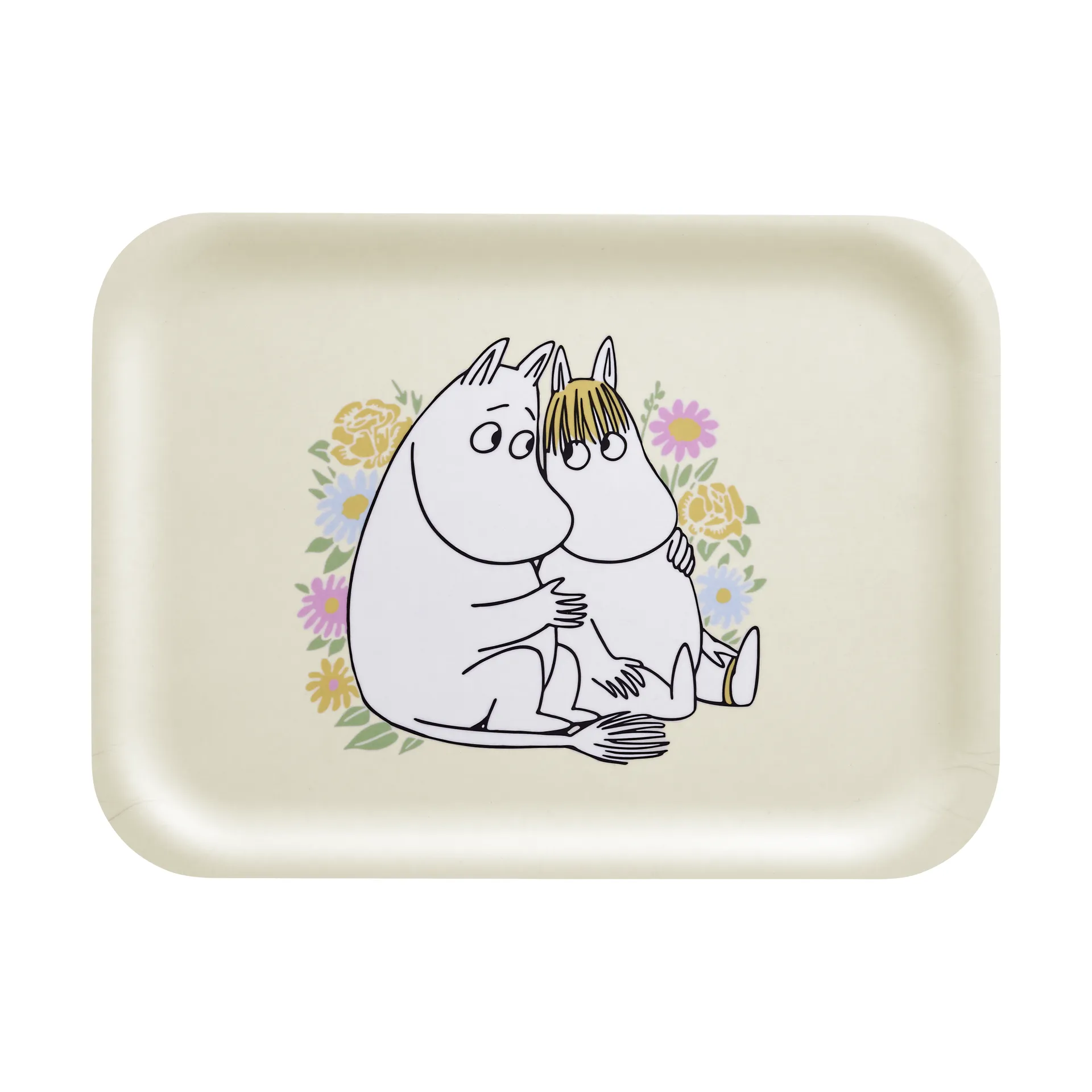 Moomin dienblad 20x27 cm, Flowers Muurla