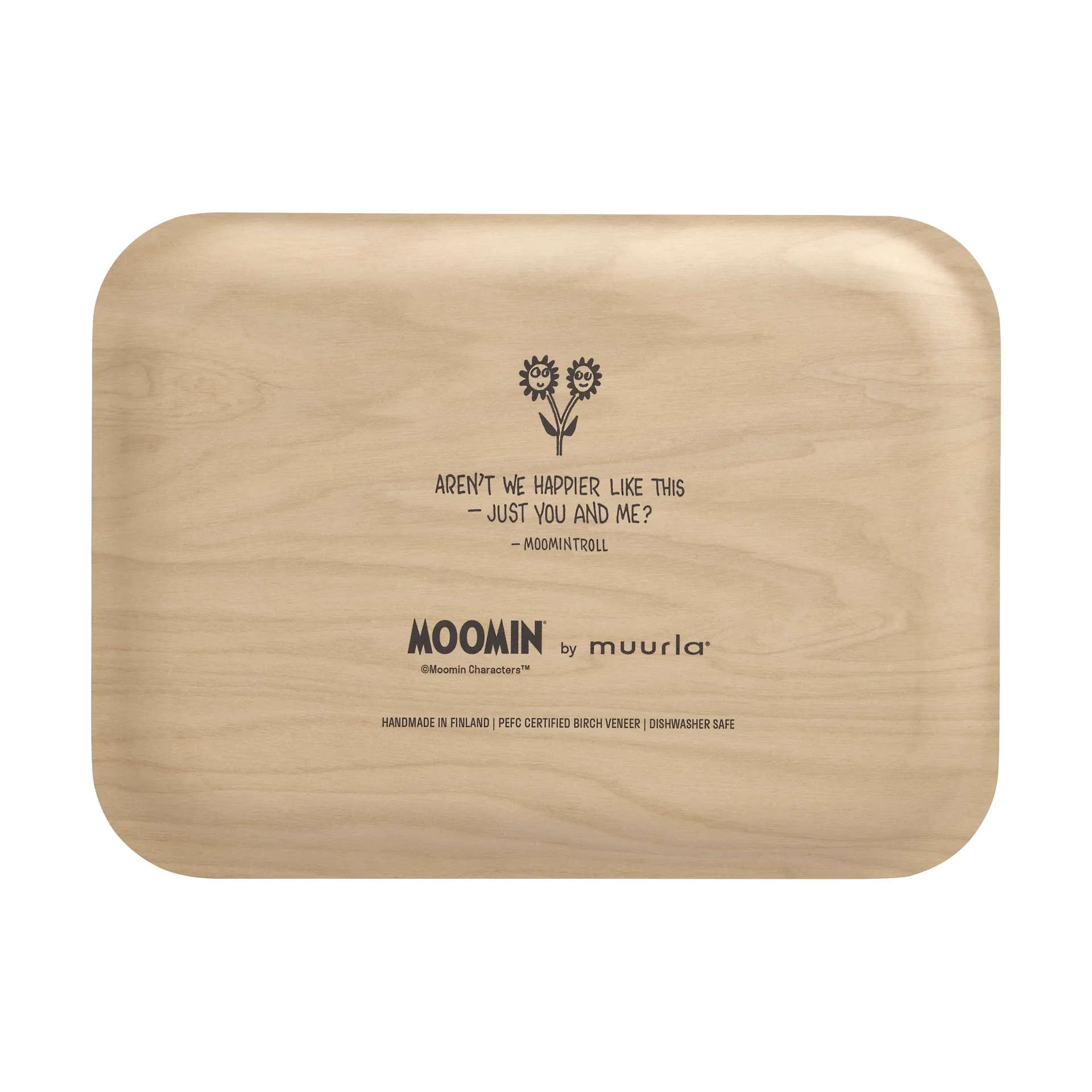 Moomin dienblad 20x27 cm, Flowers Muurla